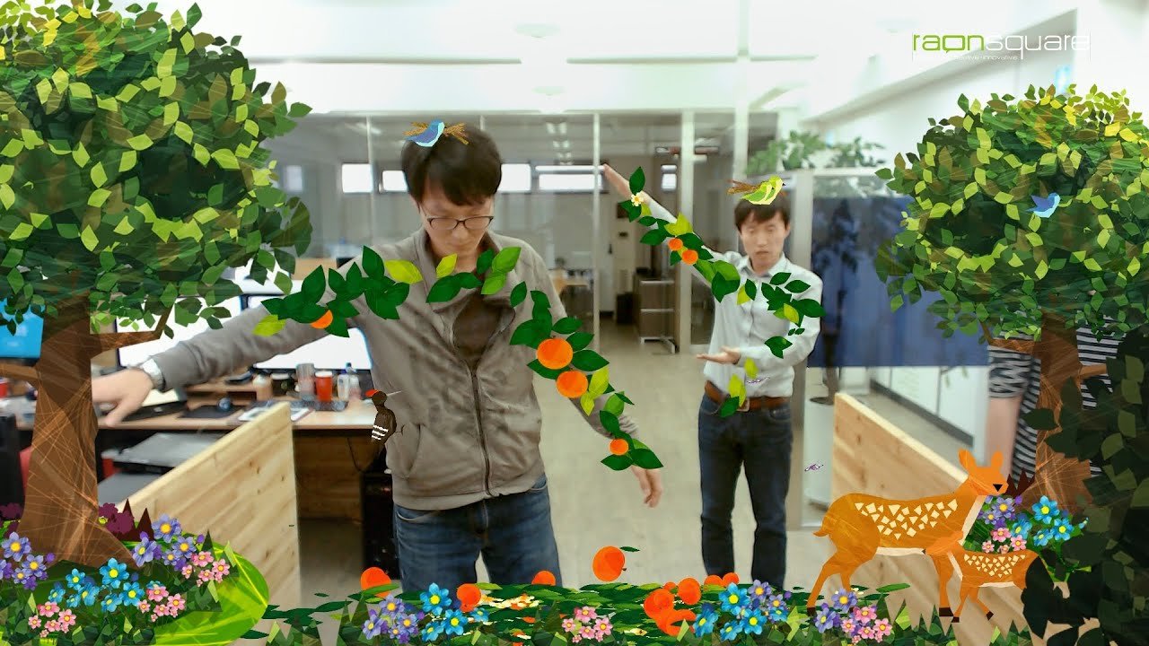 플레이두두 'Be a Tree' 인터랙티브 미디어아트