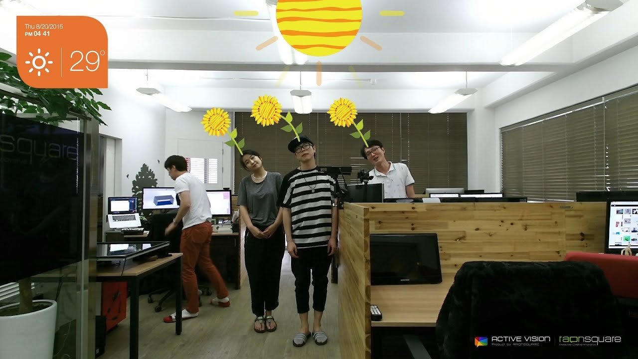 플레이두두 인터랙티브 AR 날씨 체험